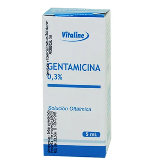 GENTAMICINA  0.3% COLIRIO X 5 ML - Ecofarma